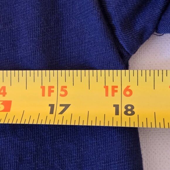 Polo Ralph Lauren Womens Short Sleeve Cotton Pocket Midi Tee Dress Navy Medium - Picture 8 of 12